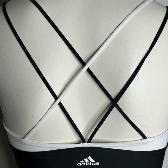 Adidas Crisscross Back Padded Sports Bra - Picture 4 of 5